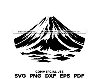 クリアファイル Mount fuji Mount Fuji SVG Outline | Digital Cut File | Fuji-hakone-izu