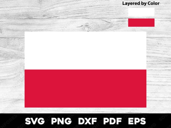 Pologne pays drapeau coloré icône plat conception graphique