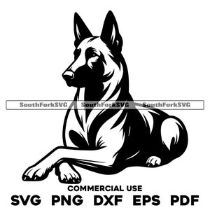 Belgische Mechelaar leggen gekruiste poten svg png dxf eps pdf | vectorafbeelding snijbestand laserclipart | direct digitaal downloaden voor commercieel gebruik