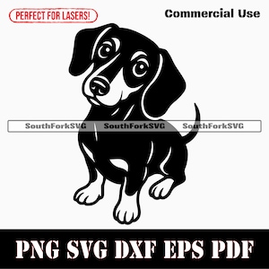 Dackel Betteln svg png dxf eps pdf | Vektorgrafik Schablonenschnitt Datei Laser Clip Art Druck digitaler download kommerzielle Nutzung
