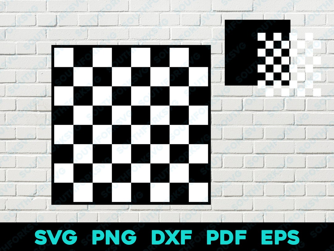 Chess Checker Board Layered by Color Svg Png Dxf Eps Pdf Graphic Design ...
