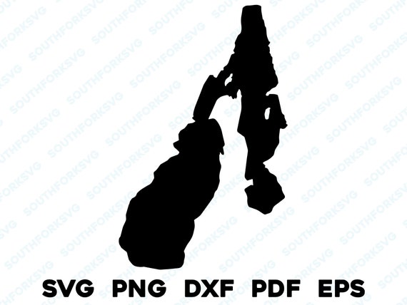 Payette Lake Idaho Map Shape Silhouette Svg Png Dxf Pdf Eps Vector