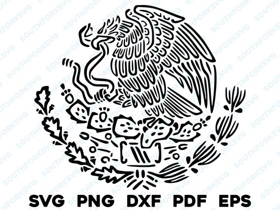 Mexico flag coat of arms design' Sticker