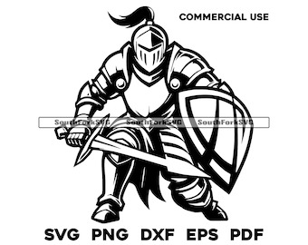 Knight Middle High School Sports Team Mascot svg png dxf eps pdf | vector graphics design cut print dye sub laser digital files