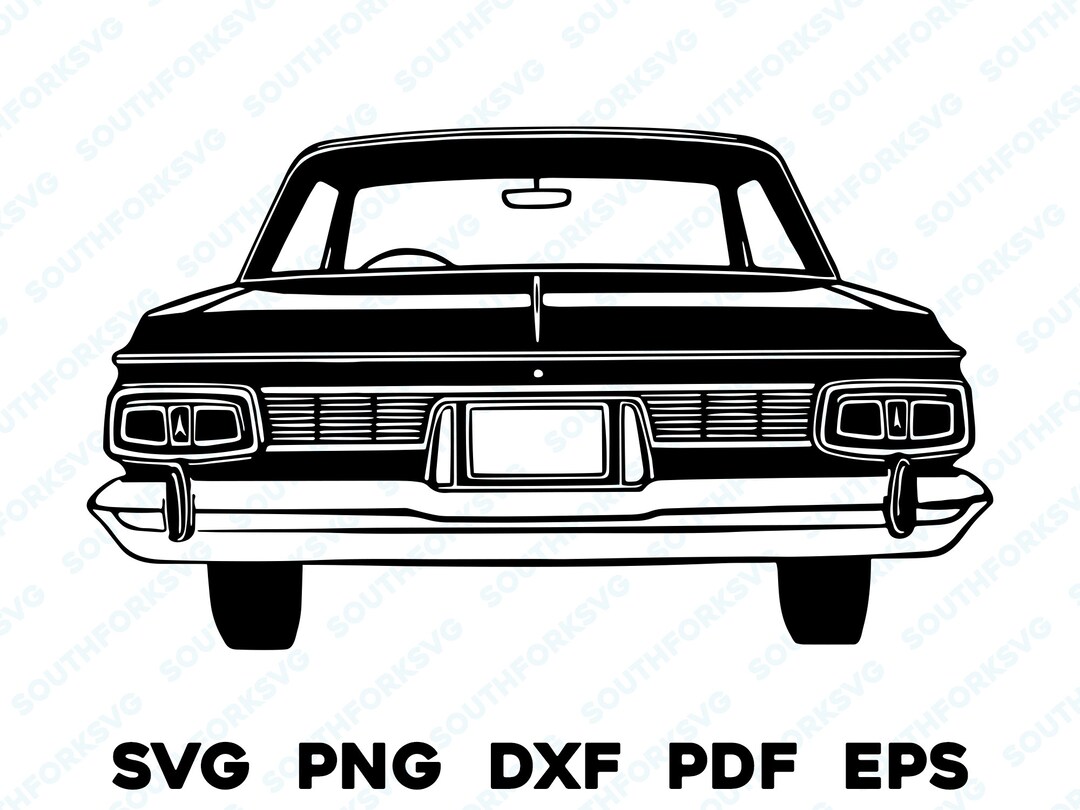 Classic Car Tail Lights 5 Silhouette Vintage Svg Png Dxf Eps Pdf Cut