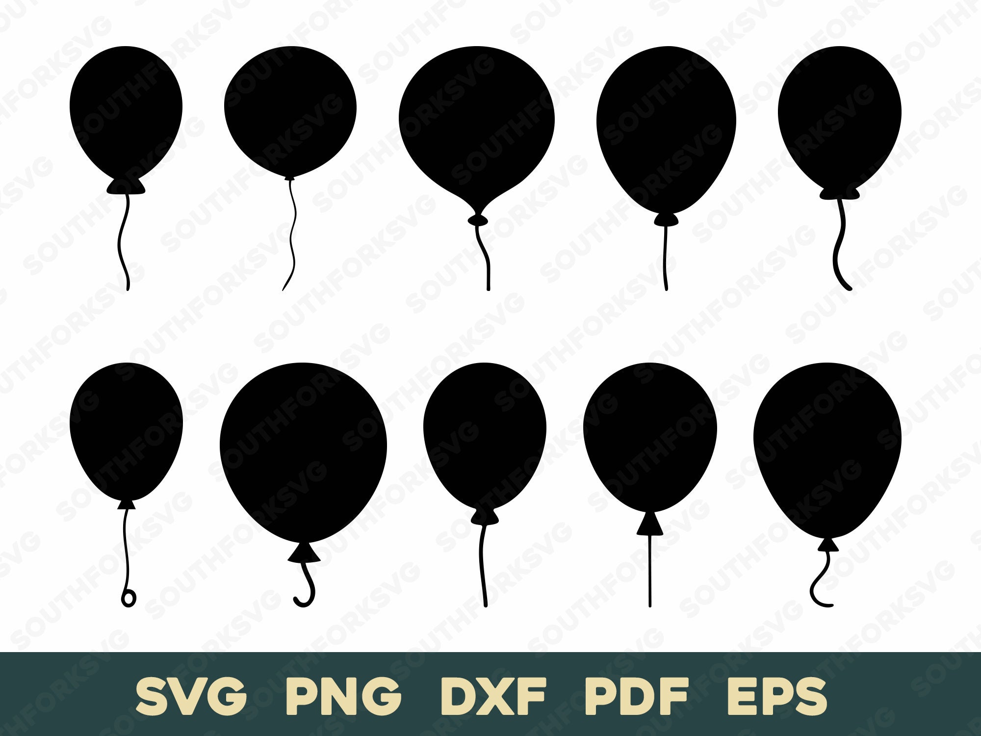 String Balloon Svg 