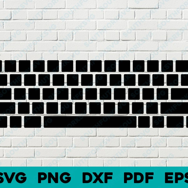 Computer Keyboard svg png dxf pdf eps Cut File Vector Graphic | Technology Typing Funny Image Design Clip Art Dye Sub Vinyl Crafting Machine