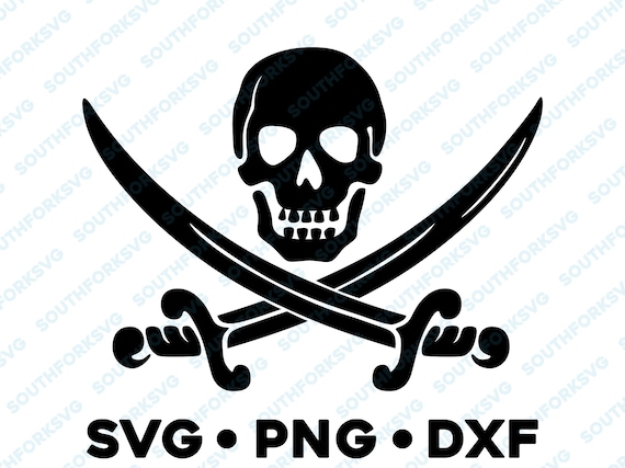 Piraten Flagge Schiff SVG PNG DXF Layered by Color Cut Datei Vektor Grafik  Design Clip Art Skelett Kreuzbones Punk Goth Schwerter -  Schweiz