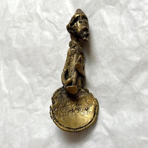 Ritual Spoon  Antique Akan / Baoulé Bronze – Ivory Coast / Ghana – 19th / 20th Century – African Tribal Art Collectible
