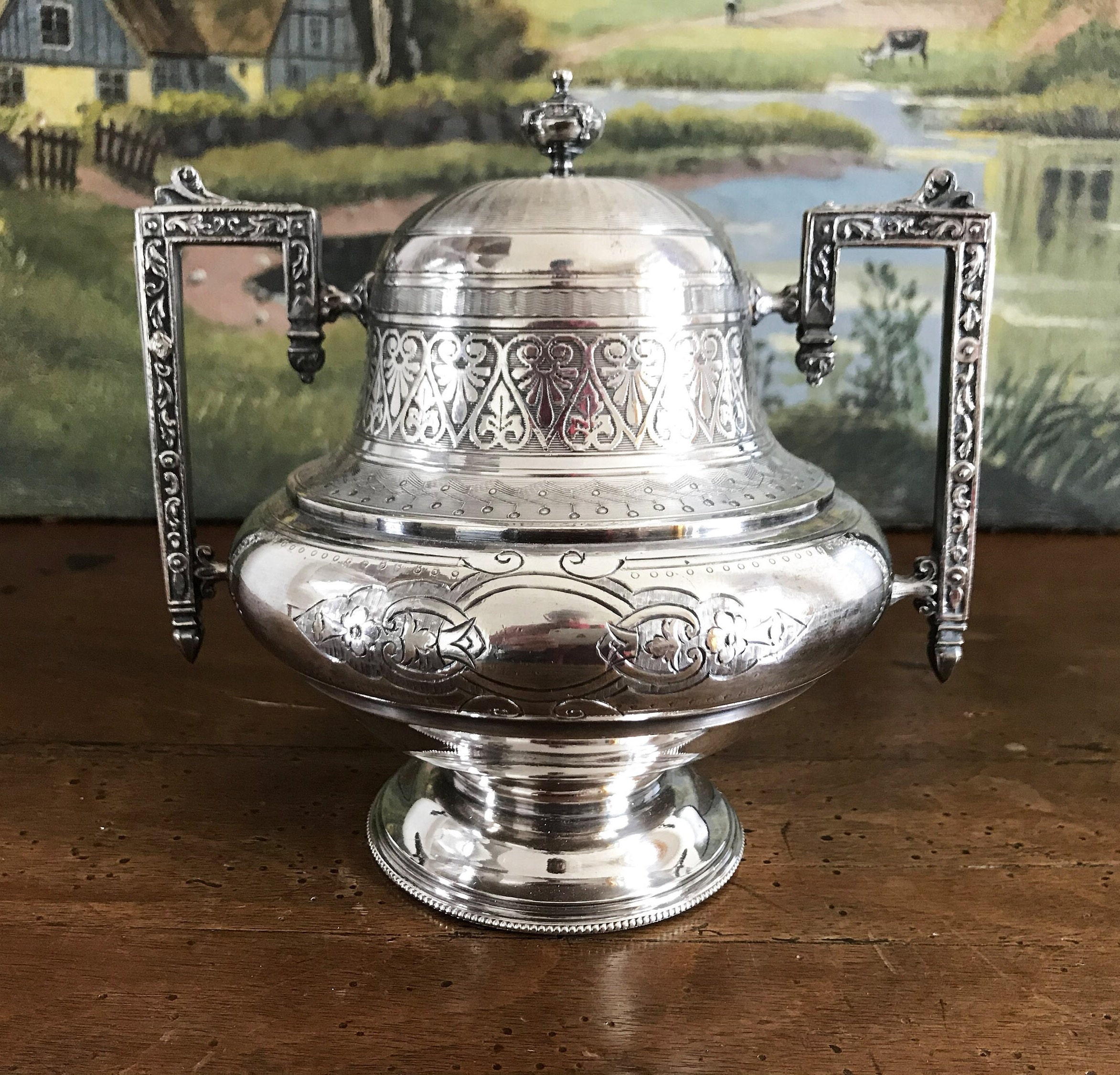 Sucrier G.t & Co Plaqué Argent