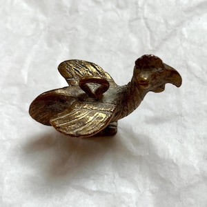 Bird Figurine - Baoulé Bronze Gold Weight – Ivory Coast / Ghana – 19th / 20th Century – African Tribal Art Collectible