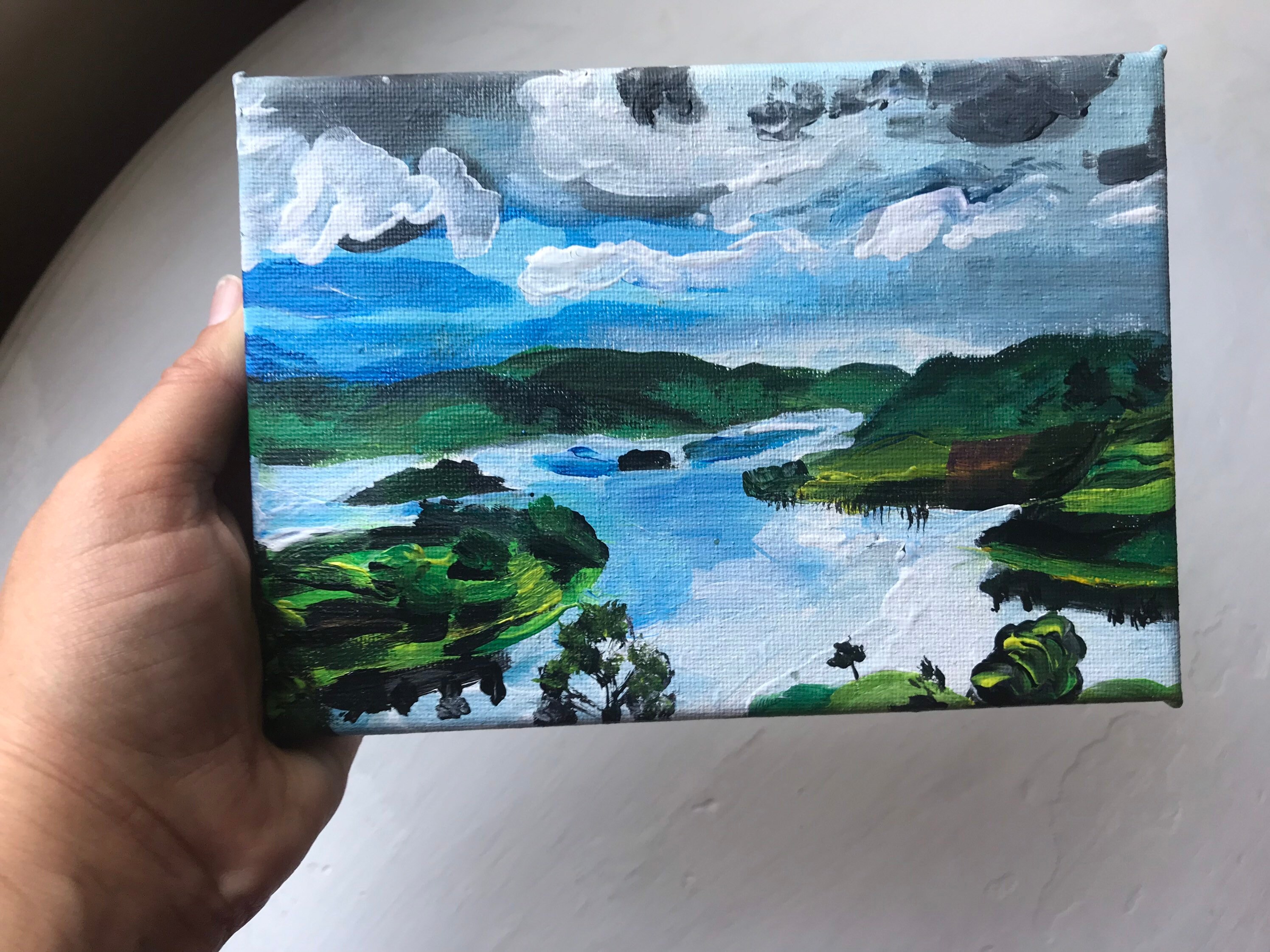 Original Acrylic Painting Uganda Etsy