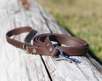 3/4" BioThane Dog Leash: Waterproof, Stink-Proof, Handmade