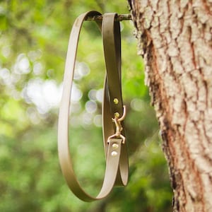 1&quot; Waterproof Dog Leash | BioThane Leash | Dog Lead | BioThane Lead | Waterproof Leash | Adventure Gear |  Leather Leash