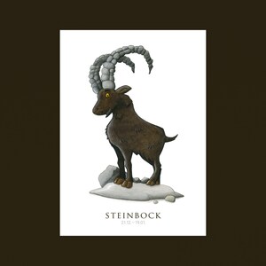 Steinbock Sternzeichen Postkarte, Geburtstag, Geburt, A6, 400g Papier, nachhaltiger Druck