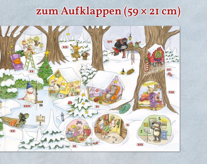 Riddle Advent Calendar for Children From 6 Years With 24 Christmas
