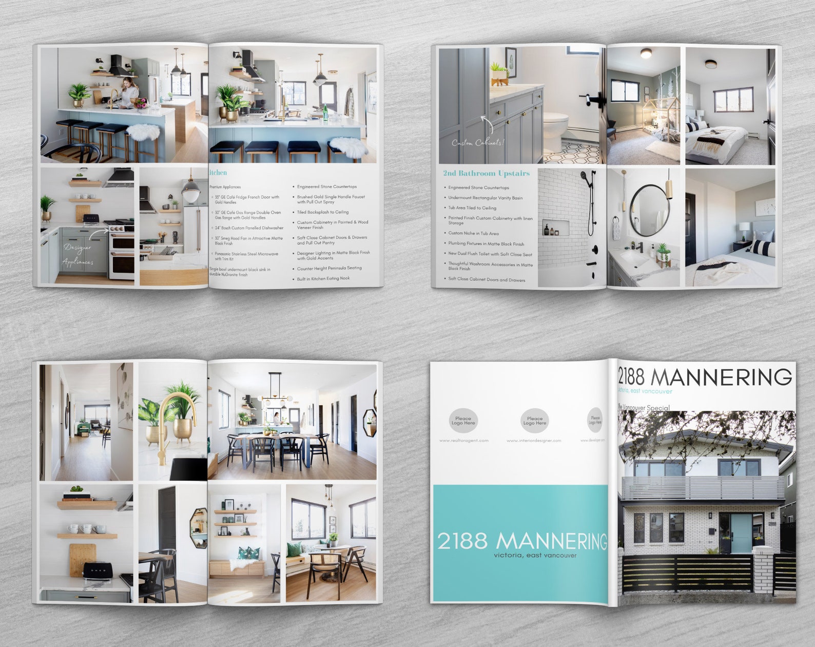 Real Estate Seller Booklet Brochure Portrait Marketing Etsy