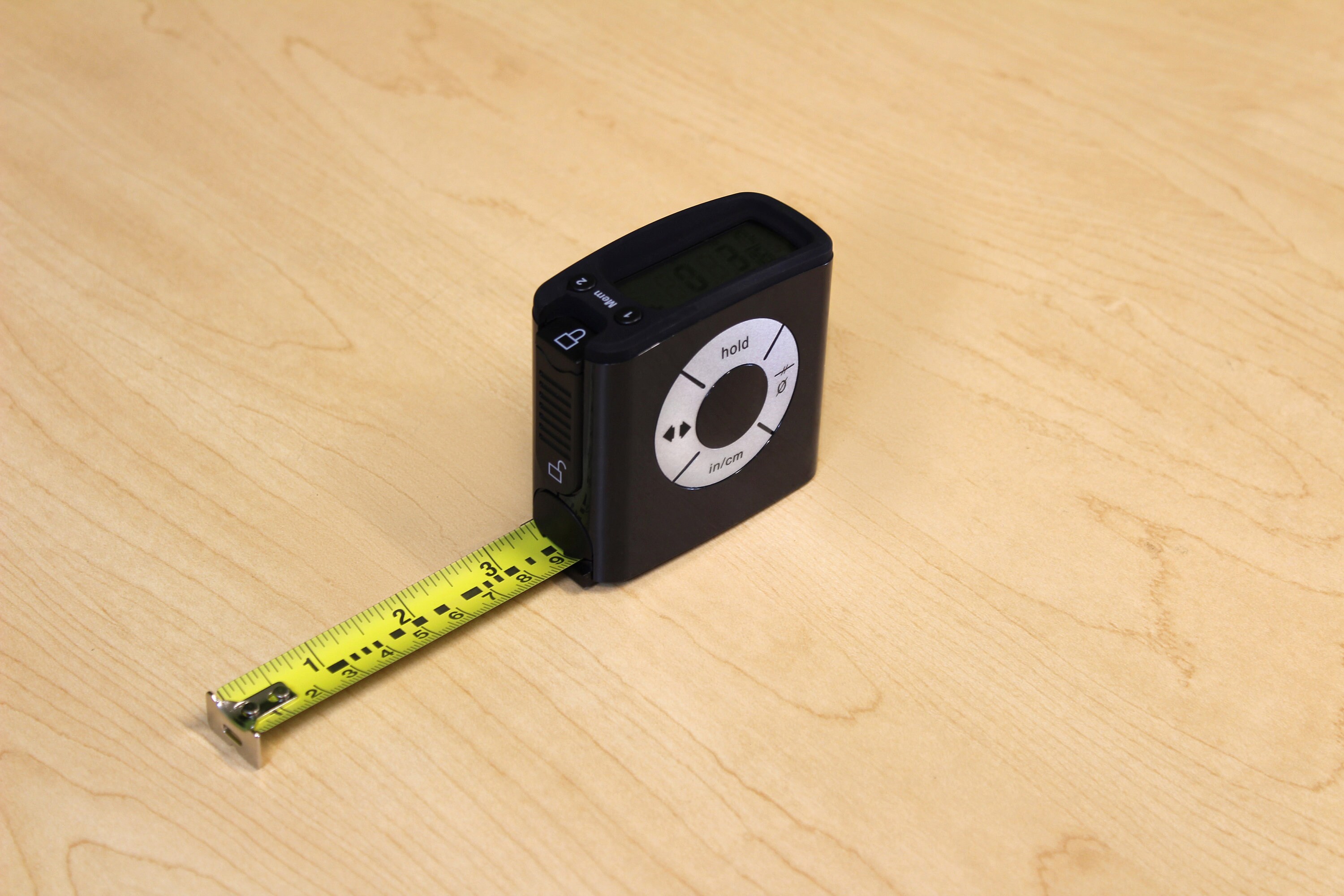 K Digital Tape Measure, Display Reads Accurate Distance, English and