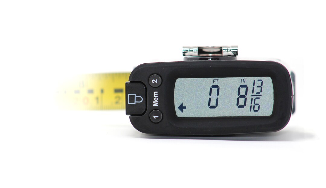 K Digital Tape Measure, Display Reads Accurate Distance, English and