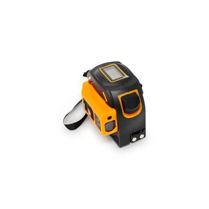 Laser Tape Measure 2-in-1, Laser Measure 196 Ft, Tape Measure 16 Ft Metric and US units with LCD Digital Display, Movable Magnetic Hook