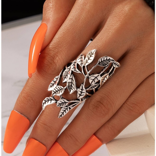 Long Finger Rings Etsy
