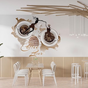 Coffee Grain Photo 3D Wallpaper Mural For Cafe Bar Restaurant Living Room Kitchen Wall Papers Home Decor,300(W)*210(H)cm - View #6