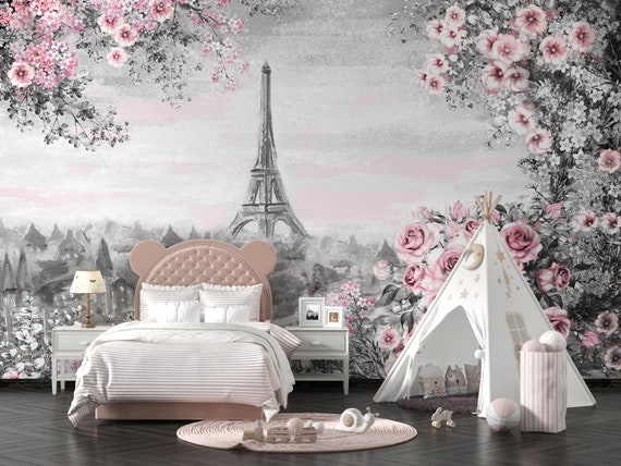 Paris Photo Wallpaper Wall Mural Eiffel Tower DECOR Giant Paper Poster  Picture