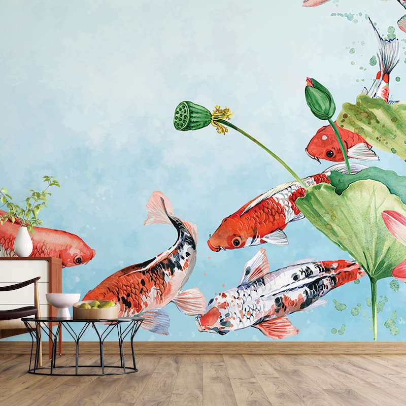 Fish Wallpaper Bathroom - Etsy
