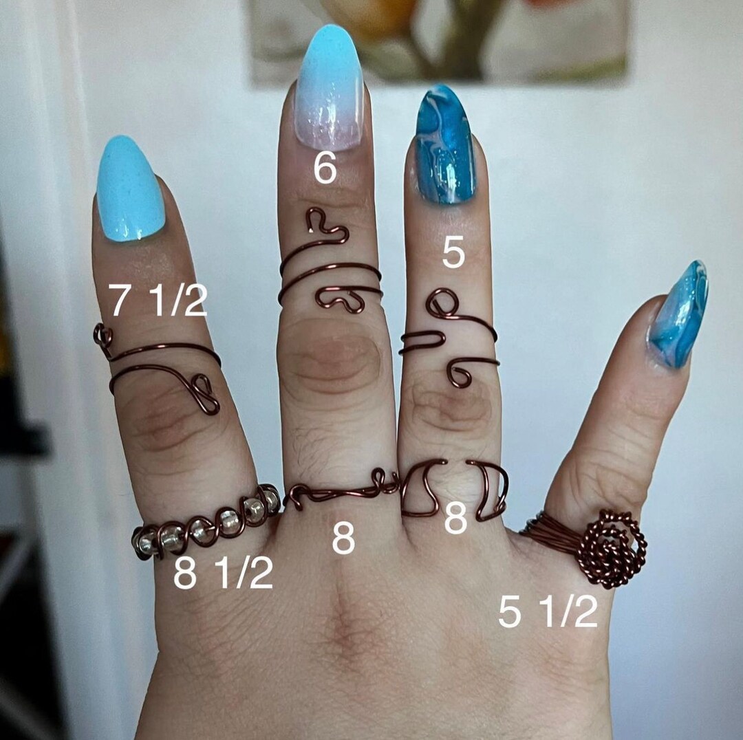Cute Wire Rings - Etsy Israel