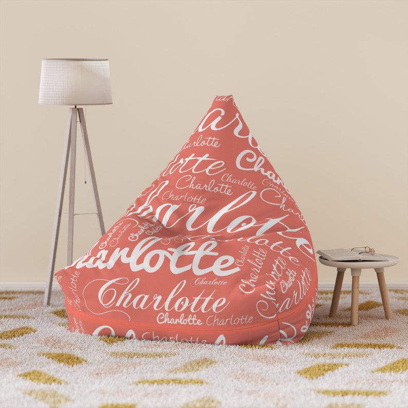 Personalized Name Bean Bag Chair Cover for Kids and Adults 20 Etsy