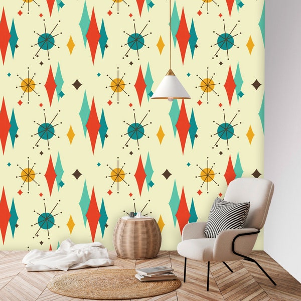 50s Wallpaper - Etsy