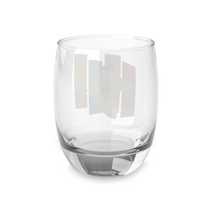 Atomic Cat Mid Century Modern Whiskey Glass, Retro Geometric Barware, MCM Cocktail Tumbler image 5
