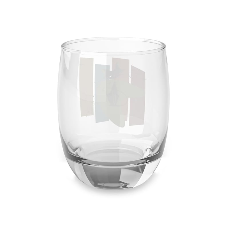 Atomic Cat Mid Century Modern Whiskey Glass, Retro Geometric Barware, MCM Cocktail Tumbler image 5