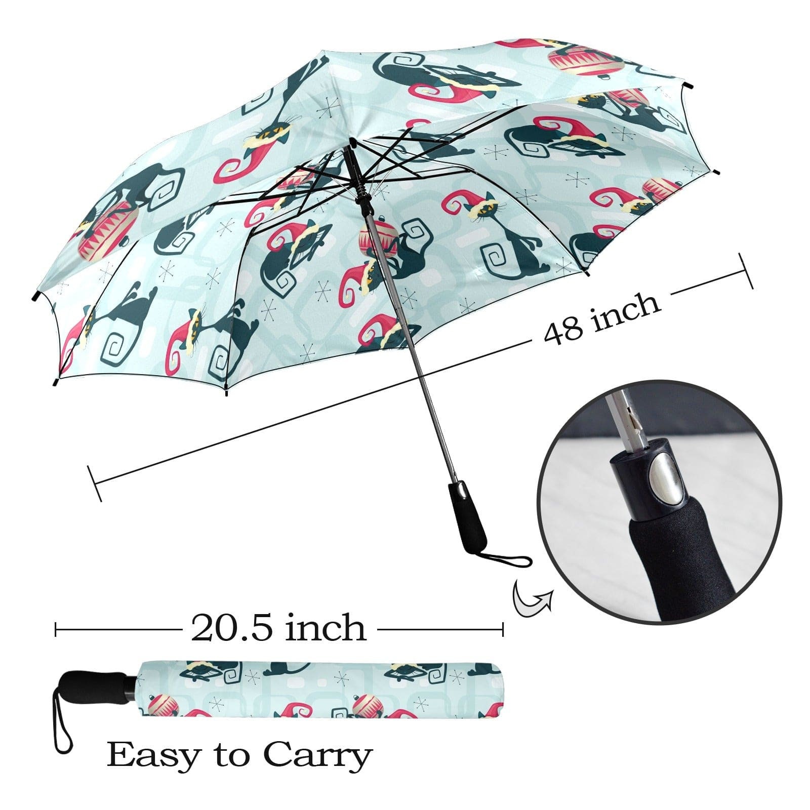 Discover 可愛い猫ちゃん 猫 傘 動物  Cartoon Cat Umbrella