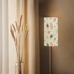 Mid Century Modern Bumerang Stehlampenschirm: Atomic Starburst Design