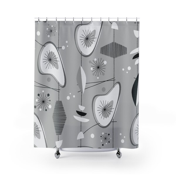 Retro Shower Curtain - Etsy