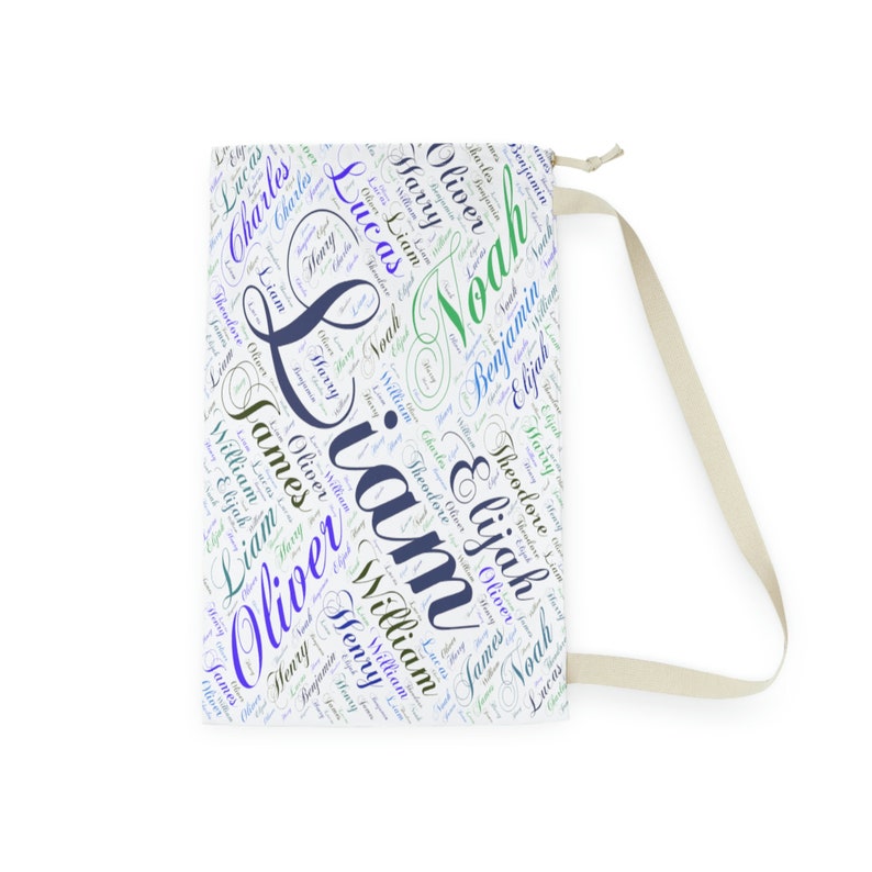 Personalized Name Laundry Bag Custom College Laundry Bag Etsy