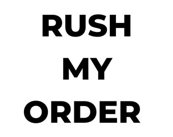 Rush Processing Fee for Plates and Platters, Priority Production Add-On