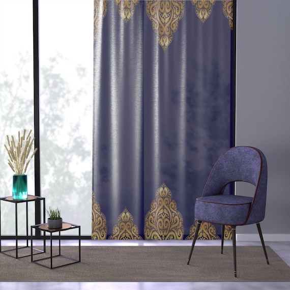 Oriental Sheer Window Curtain Asian Style Elegant Curtains