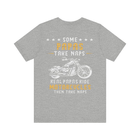 T-Shirt Motard Papa – Cadeau Moto Pour Père Passionné De Motorcycle