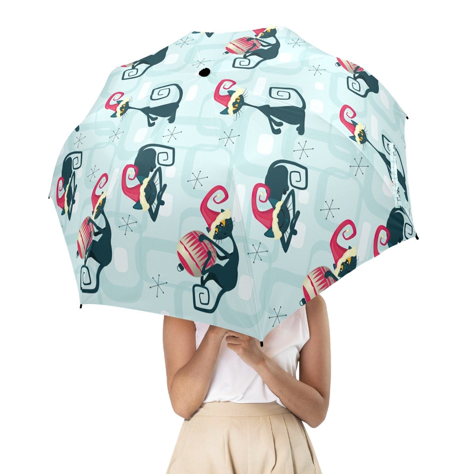 Discover 可愛い猫ちゃん 猫 傘 動物  Cartoon Cat Umbrella