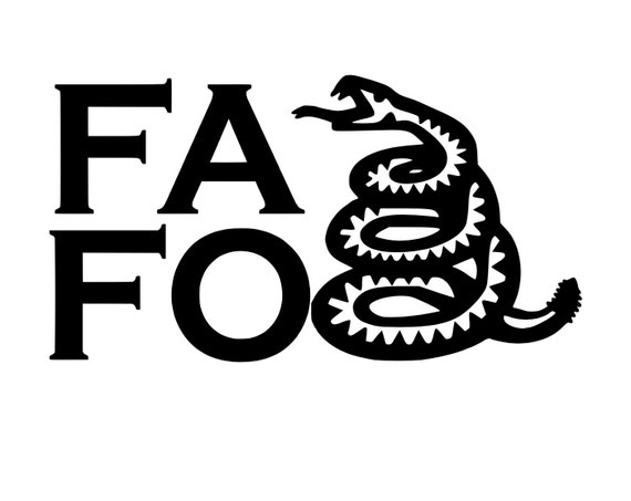 FAFO DECAL - Etsy