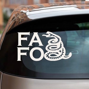 FAFO DECAL (4X7)