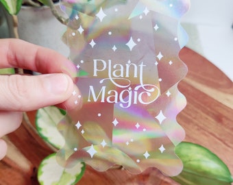 Premium Suncatchers - Plant Magic Sticker | Rainbow Stickers | Window Stickers