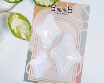 Premium Suncatchers - Star Sticker Pack | Rainbow Stickers | Window Stickers