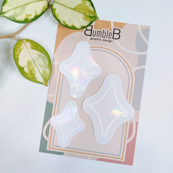 Star Suncatcher Sticker Pack | Rainbow Stickers | Window Stickers