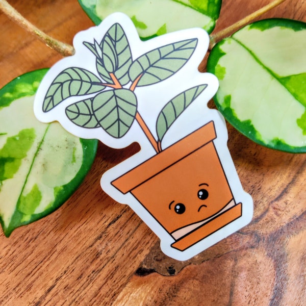 Ficus Audrey Sticker | Vinyl Sticker | Laptop Sticker | Water Bottle Sticker Active