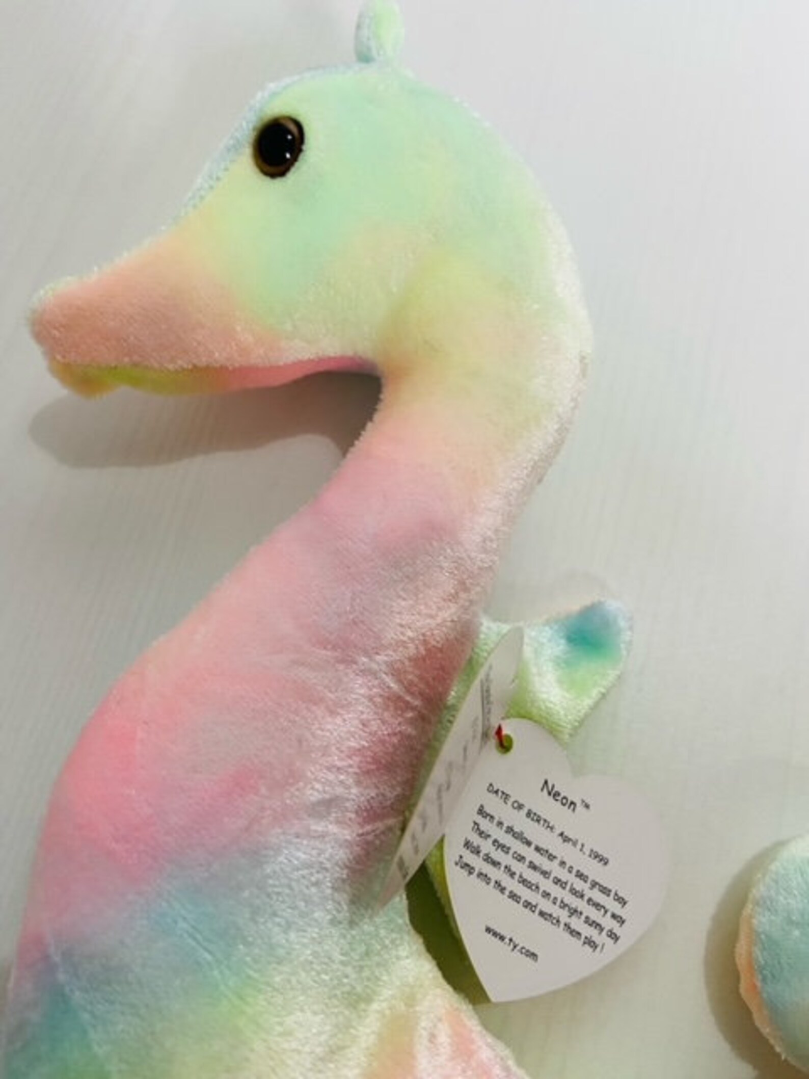 90's Beanie Babies Snail Seahorse Jellyfish Plush Etsy