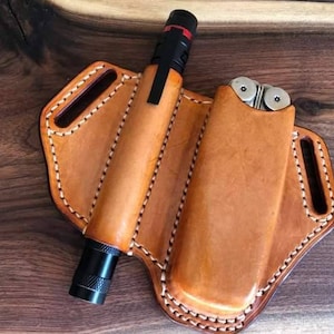 Unicarry Leather Case for Leatherman Wave, Leather Pocket