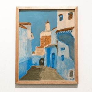 Chefchaouen, Morocco, Wall Art, Poster, Print, Moroccan Blue City, KOJO Art
